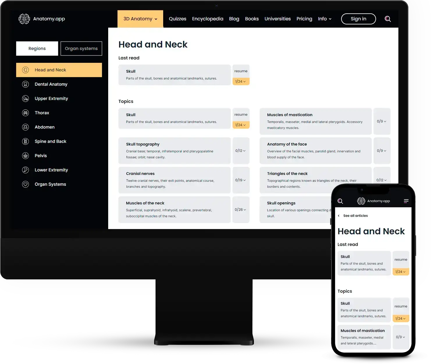 Organize your studies